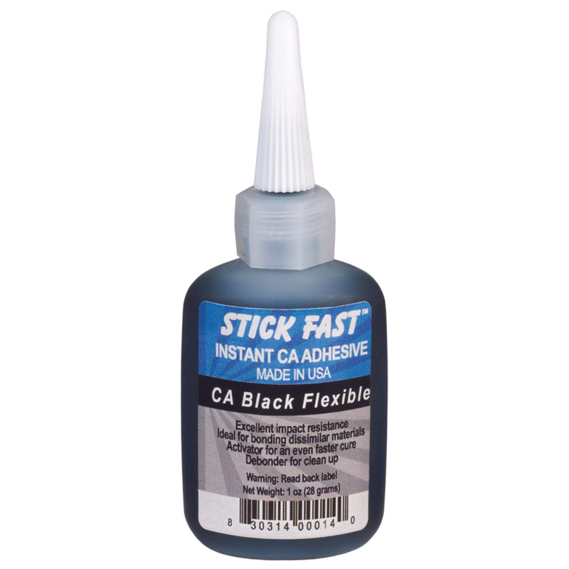 Stick Fast CA Black Flex Glue 1oz